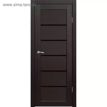 Комплект двери Киото Венге, черный лакобель 2000х800