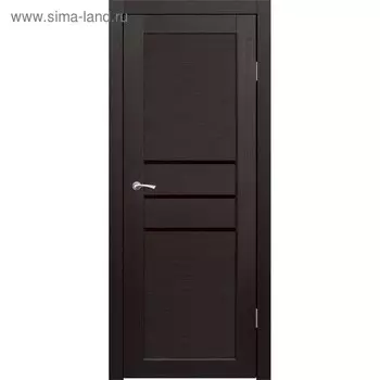 Комплект двери Мураками Венге, черный лакобель 2000х600