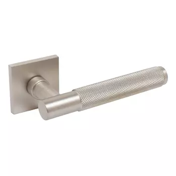 Комплект дверных ручек БУЛАТ РФ 02.08 ФЕРОНА, матовый никель