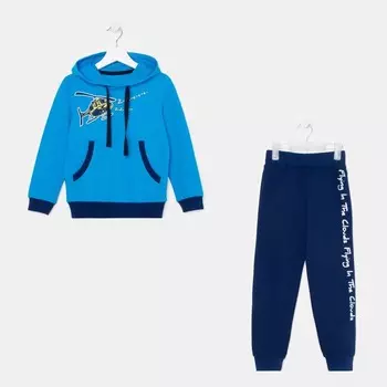 Комплект (джемпер+брюки) для мальчика Н2915-7283, цвет синий, рост 116 см (60)