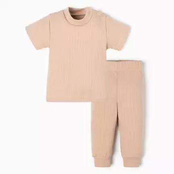 Комплект (футб. И брюки) Крошка Я, BASIC LINE, рост 74-80 см