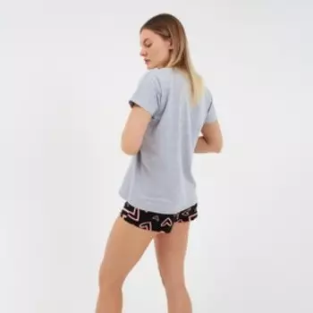 Комплект (футб/шорты) домашний женский , принт Сердце, 52