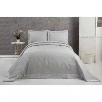 Комплект Gabel: покрывало 260 × 260 см, наволочки 50 × 70 см - 2 шт, серый