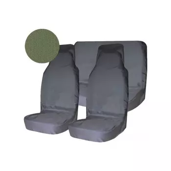 Комплект грязезащитных чехлов на пер. и зад. сиденья Tplus для УАЗ ПАТРИОТ, 6шт., олива (T014369)