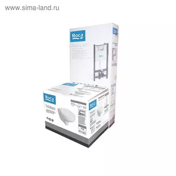 Комплект инсталляции: Mateo Pack подвесной унитаз, инсталляция, кнопка, сиденье микролифт