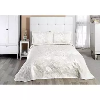 Комплект Jardin: покрывало 240x260 см, наволочки 50х70 см, цвет кремовый