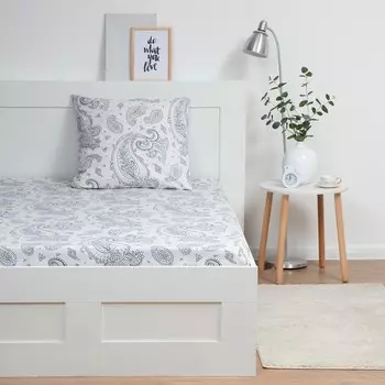 Комплект Экономь и Я «Узоры»: Простыня 145х214 см, наволочка 70х70 см, бязь, 100% хлопок