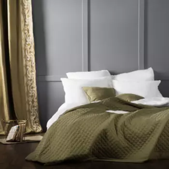 Комплект «Каспиан»: покрывало 230 х 250 см, наволочки 45 х 45 см - 2 шт, зелёный