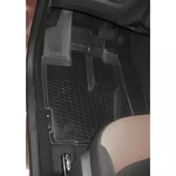 Комплект ковриков салона и багажника RIVAL, Renault Kaptur 2016-н.в., с крепежом, K14707001-3