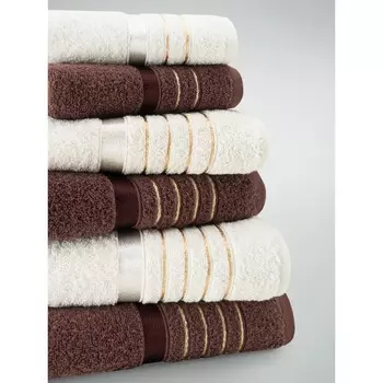 Комплект махровых полотенец Golden collection, размер 30х50 см - 2 шт, 50х90 см - 2 шт, 70х130 см - 2 шт