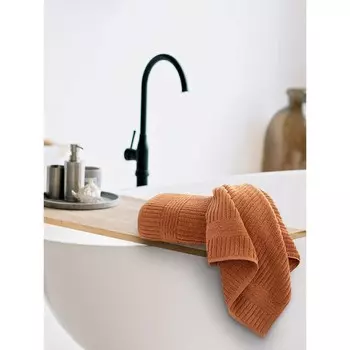 Комплект махровых полотенец HARVEY, размер 50х90 см,70x140 см, цвет терракотовый