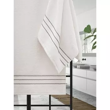 Комплект махровых полотенец Ramin, размер 50x90 см, 70x140 см, цвет кремовый