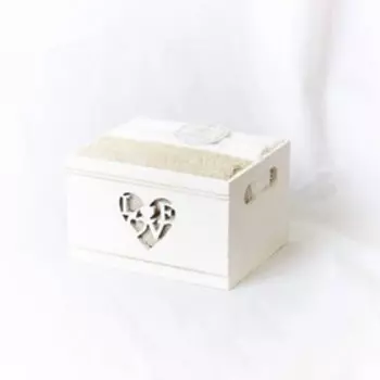 Комплект махровых полотенец «Уна», размер 30 × 30 см - 6 шт, капучино