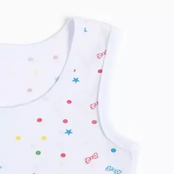 Комплект (майка+трусы) для девочки, цвет МИКС, рост 104-110 см