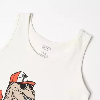 Комплект (майка,трусы) для мальчика, цвет белый, рост 134-140 см