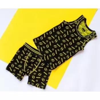 Комплект: майка, трусы для мальчика, рост 128 см, цвет мультиколор