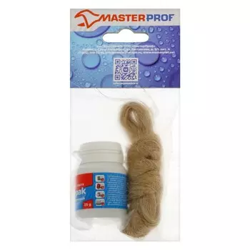 Комплект MasterProf ИС.131808, паста уплотнительная 25 г + лён чесанный 7 г