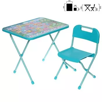 Комплект мебели c азбукой, от 1,5 до 3 лет