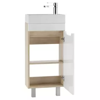 Комплект мебели для ванной «Айсберг. Мечта. Енисей 40», без ящика, цвет дуб сонома