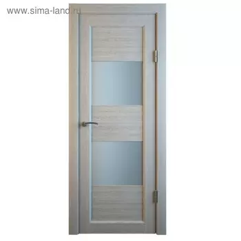 Комплект межкомнатной двери «М-1», со стеклом, 2000600 мм, цвет дуб монтана грей