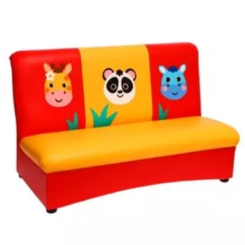 Комплект мягкой мебели «Африка», красно-жёлтый