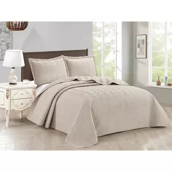 Комплект Muscat, покрывало 230x250 см, наволочка 50x70 см - 2 шт