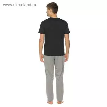 Комплект мужской, размер XXL, цвет чёрный