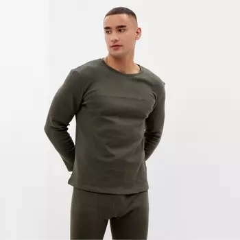Комплект мужской термо (лонгслив, брюки) MINAKU, размер 48, хаки