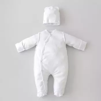 Комплект на выписку демисезонный KinDerLitto «Пломбир», 5 предметов, рост 50-56 см, цвет бежевый