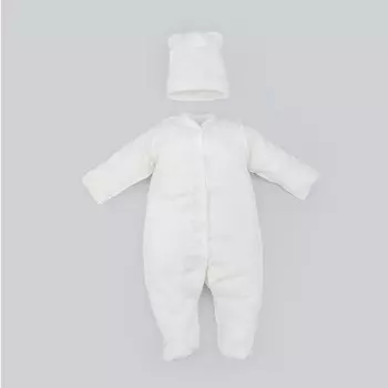 Комплект на выписку KinDerLitto «Новый Прованс», 4 предмета, рост 50-56 см, цвет голубой