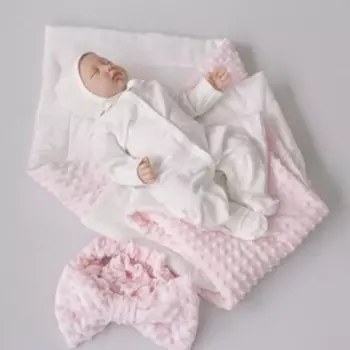 Комплект на выписку «Новый Первый гардероб», рост рост 50-56 см, цвет розовый