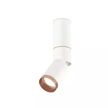 Комплект накладного поворотного светильника Ambrella light, Techno, XM6312145, GU5.3, цвет белый песок