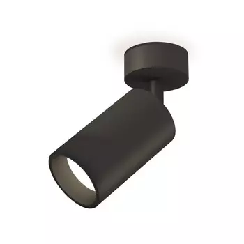 Комплект накладного поворотного светильника Ambrella light, Techno, XM6323002, GU5.3, цвет чёрный песок