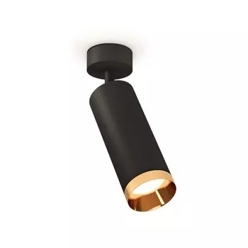 Комплект накладного поворотного светильника Ambrella light, Techno, XM6343005, GU5.3, цвет чёрный песок