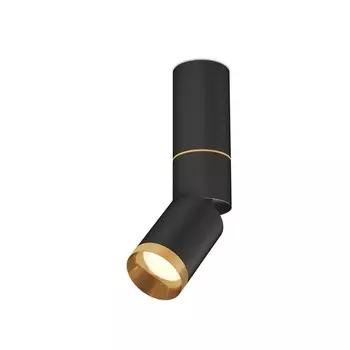 Комплект накладного поворотного светильника Ambrella light, Techno, XM6313130, GU5.3, цвет чёрный песок