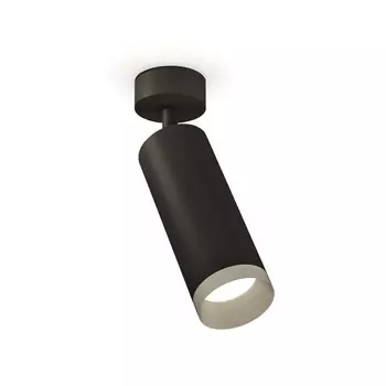Комплект накладного поворотного светильника Ambrella light, Techno, XM6343004, GU5.3, цвет чёрный песок