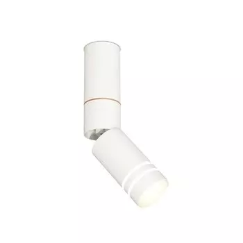 Комплект накладного поворотного светильника с акрилом Ambrella light, Techno, XM6312150, GU5.3, цвет белый песок