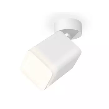 Комплект накладного поворотного светильника с акрилом Ambrella light, Techno, XM7812021, GU5.3, цвет белый песок