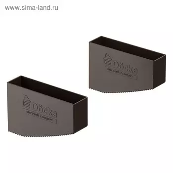 Комплект наконечников для для чердачной лестницы DCKE PREMIUM LUX TERMO, цвет коричневый