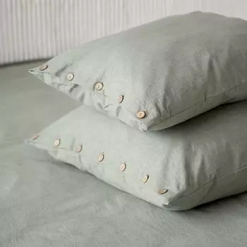 Комплект наволочек «Бойл», размер 50х70 см, цвет зелёный, 2 шт