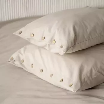 Комплект наволочек «Бойл», размер 70х70 см, цвет серый, 2 шт