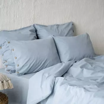 Комплект наволочек «Бойл», размер 70x70 см, цвет голубой, 2 шт