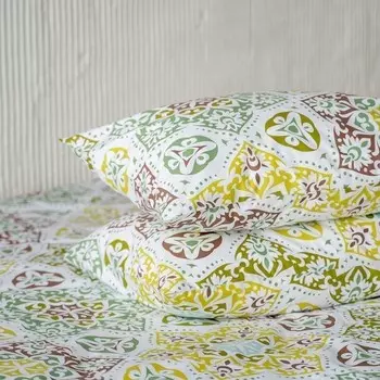 Комплект наволочек «Диу», размер 50х70 см, цвет горчичный, 2 шт