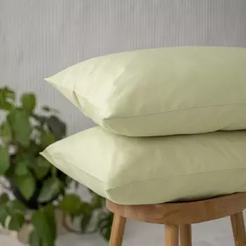 Комплект наволочек «Эра», размер 50х70 см, цвет зелёный, 2 шт