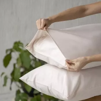 Комплект наволочек «Эра», размер 70х70 см, цвет розовый, 2 шт