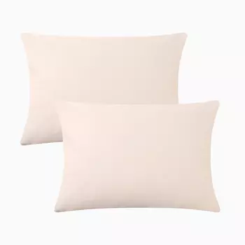 Комплект наволочек «Этель», 5070 см, 2 шт., бежевый, бязь, хлопок 100%