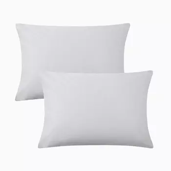 Комплект наволочек «Этель», 5070 см, 2 шт., серый, поплин, хлопок 100%