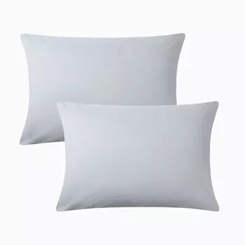 Комплект наволочек «Этель», 5070 см, 2 шт., серый, поплин, хлопок 100%