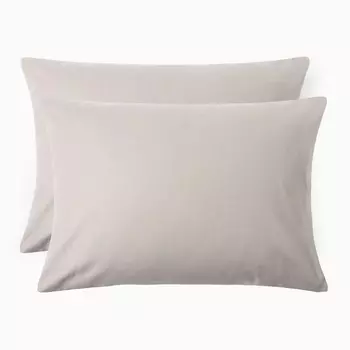 Комплект наволочек «Этель» 5070 см - 2 шт., серый, бязь, хлопок 100%