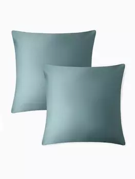 Комплект наволочек «Этель», 7070 см, 2 шт., цвет изумруд, мако-сатин, хлопок 100%